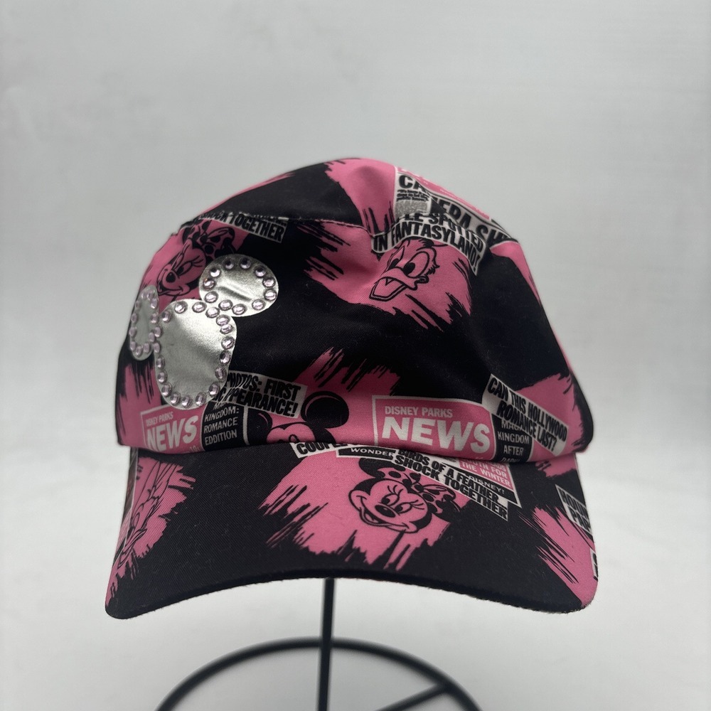 Disney Park Authentic Original Woman's Graphic Hat With Multiple Characters
